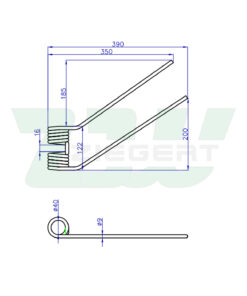 Alternative view of Palec lewy pasuje do Fella (ae5L, 461110, 461641, 2936005)
